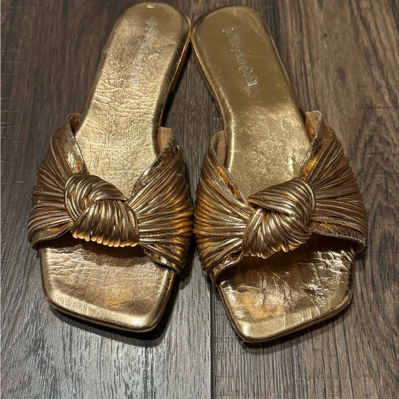 Jeffrey Campbell Knaughty slide sandal- rose gold - Picture 5 of 6